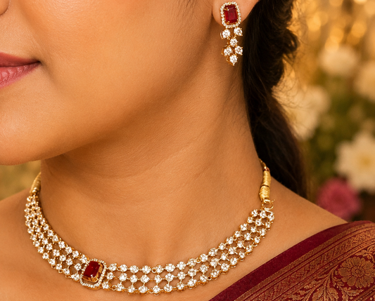 Aarvika ColorSync Choker Set
