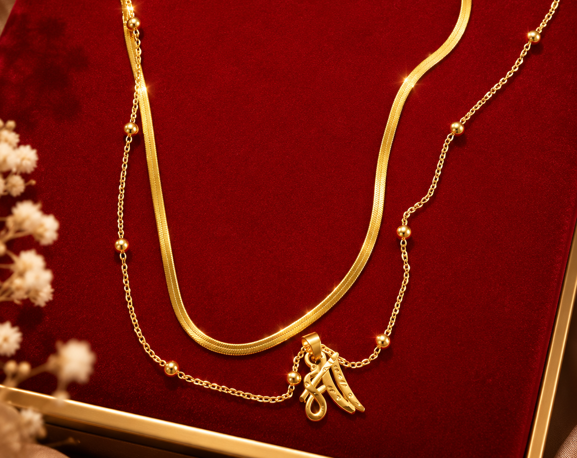 Maa Dual-Layer Necklace