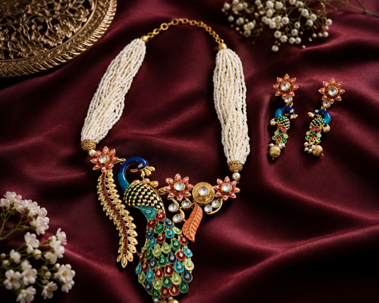 Zarpearl Peacock Set