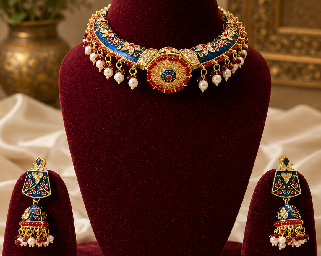 Neelkamal Rajwadi Choker