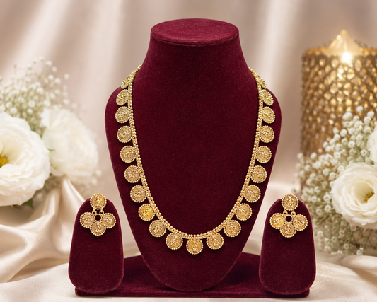 Rajmudra Coin Necklace