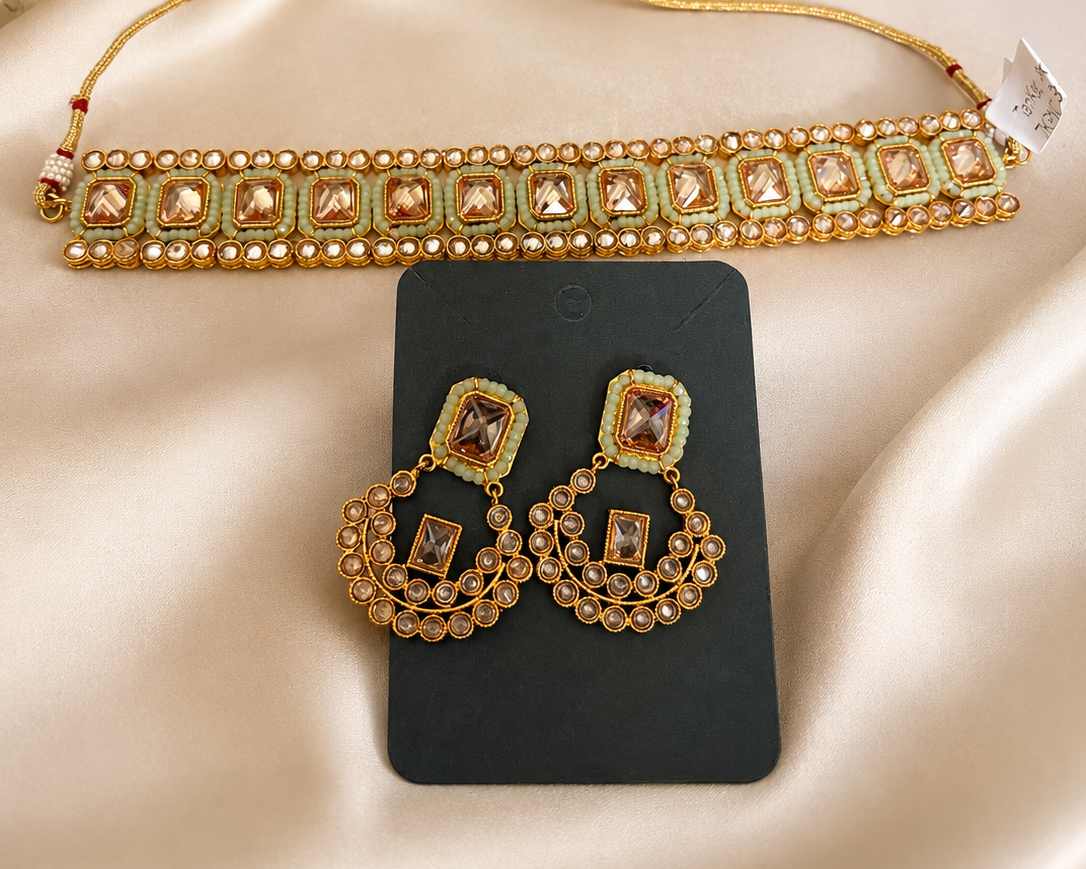 Adira Polki Choker Set