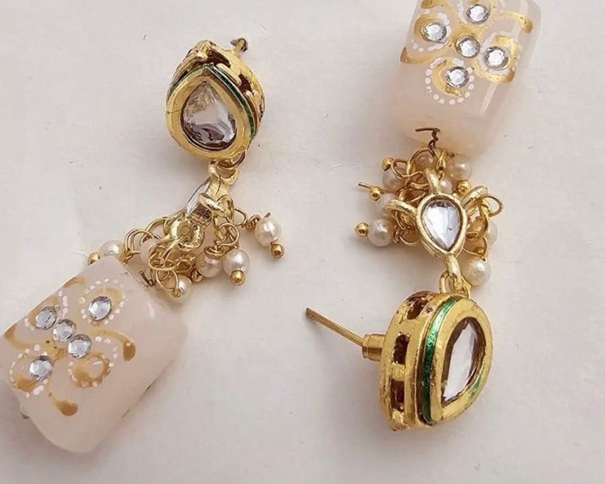 Ivory Noor Pearl Necklace Set