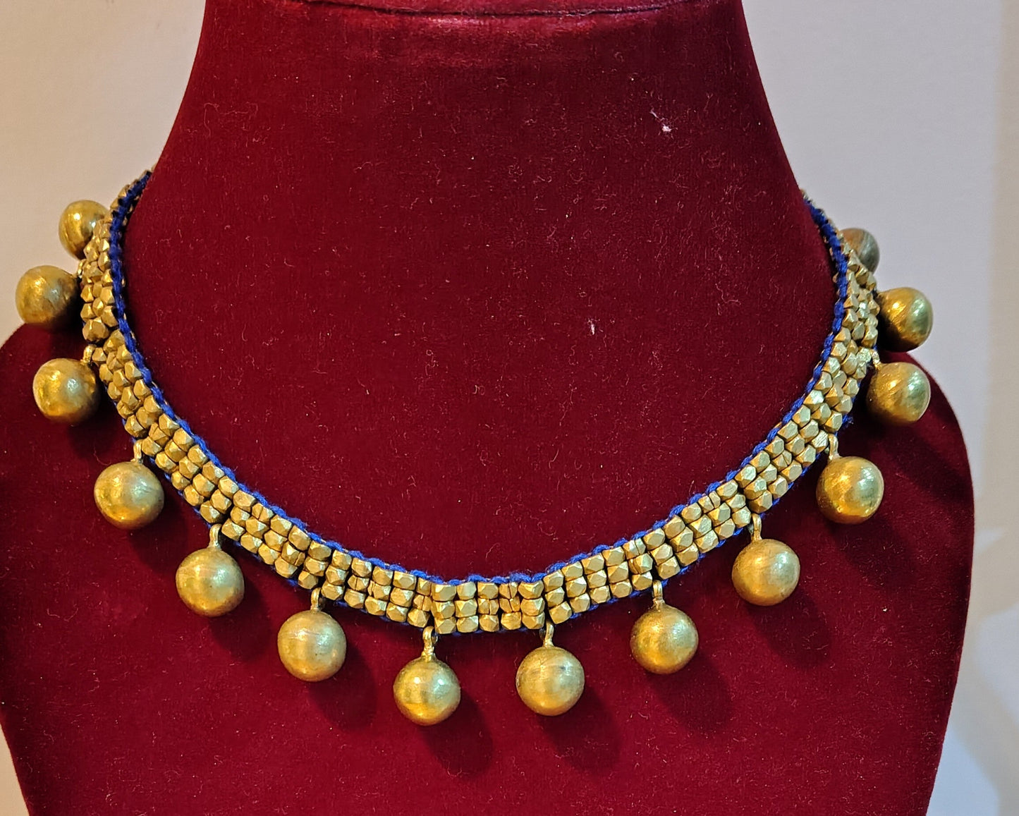 The Indigo Brass Ghungroo Choker