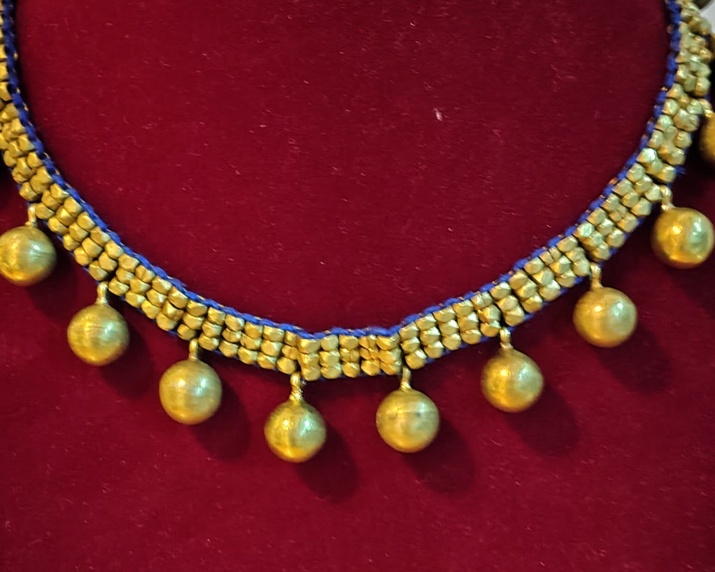 The Indigo Brass Ghungroo Choker