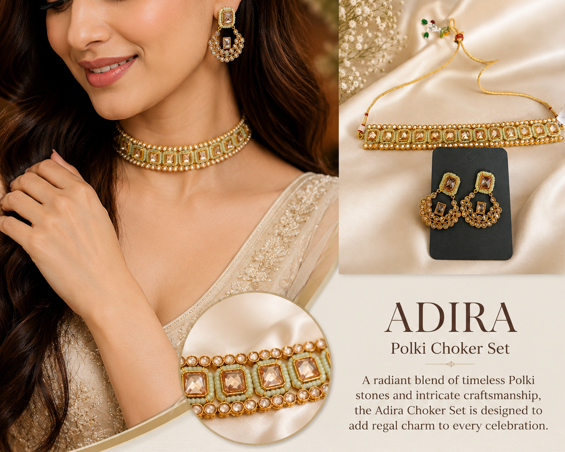 Adira Polki Choker Set