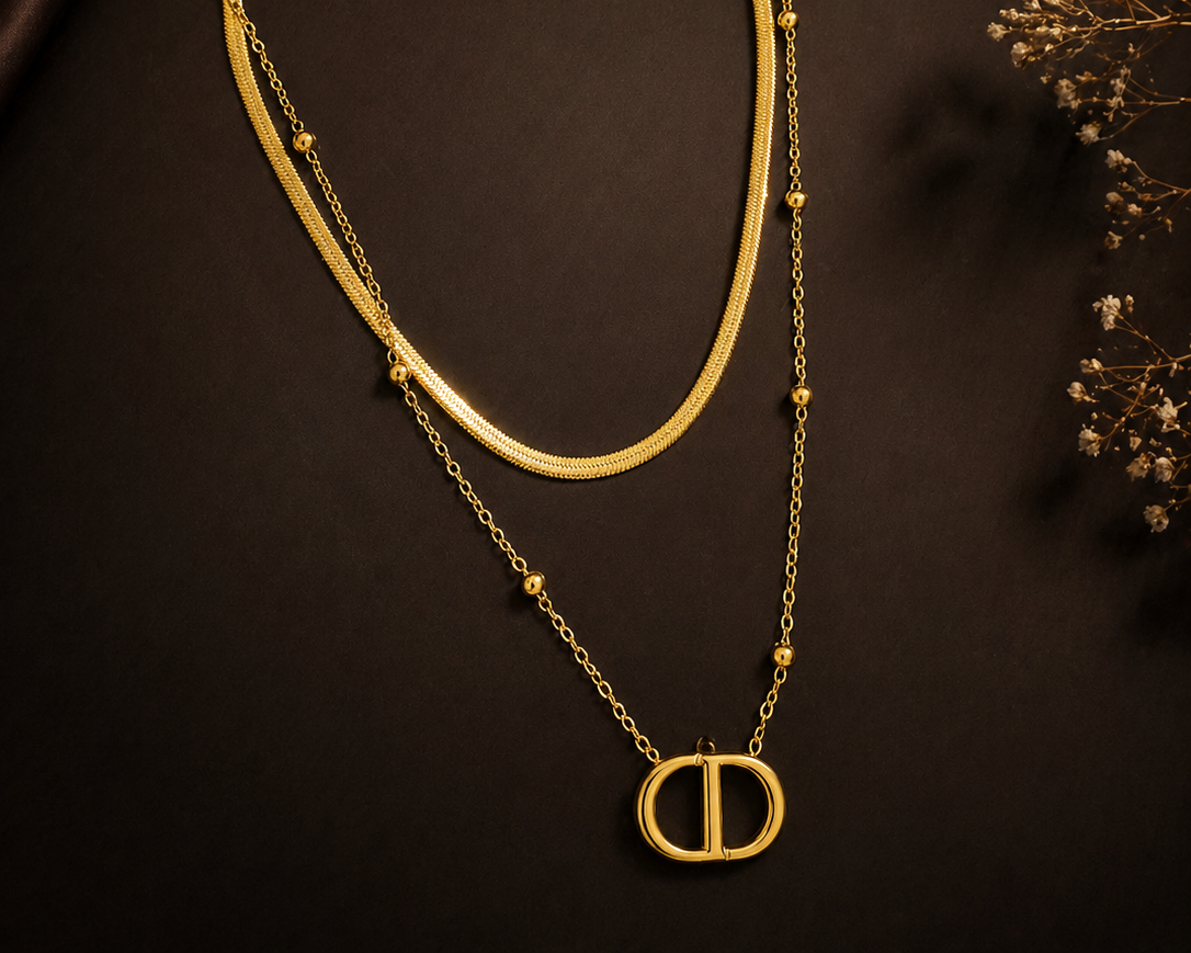 Aurora Link Layered Necklace