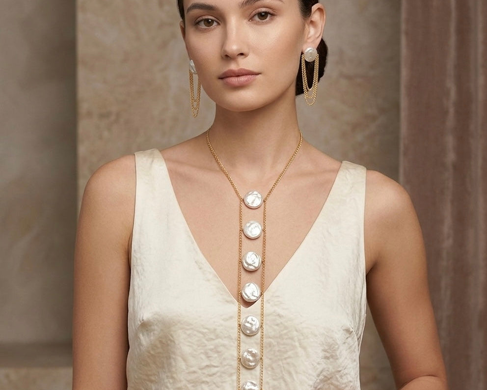 Pearl Cascade Elegance