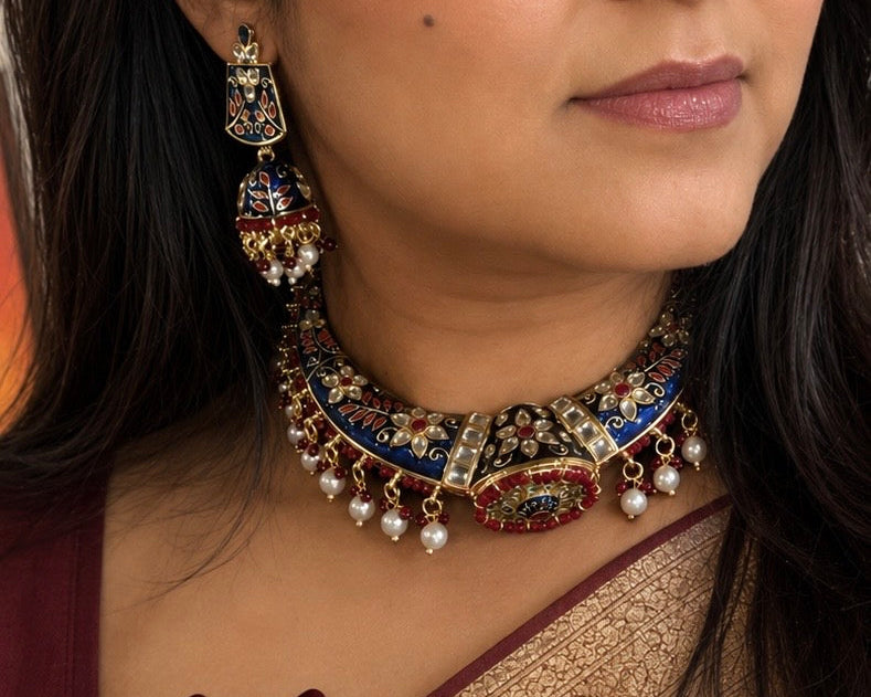 Neelkamal Rajwadi Choker