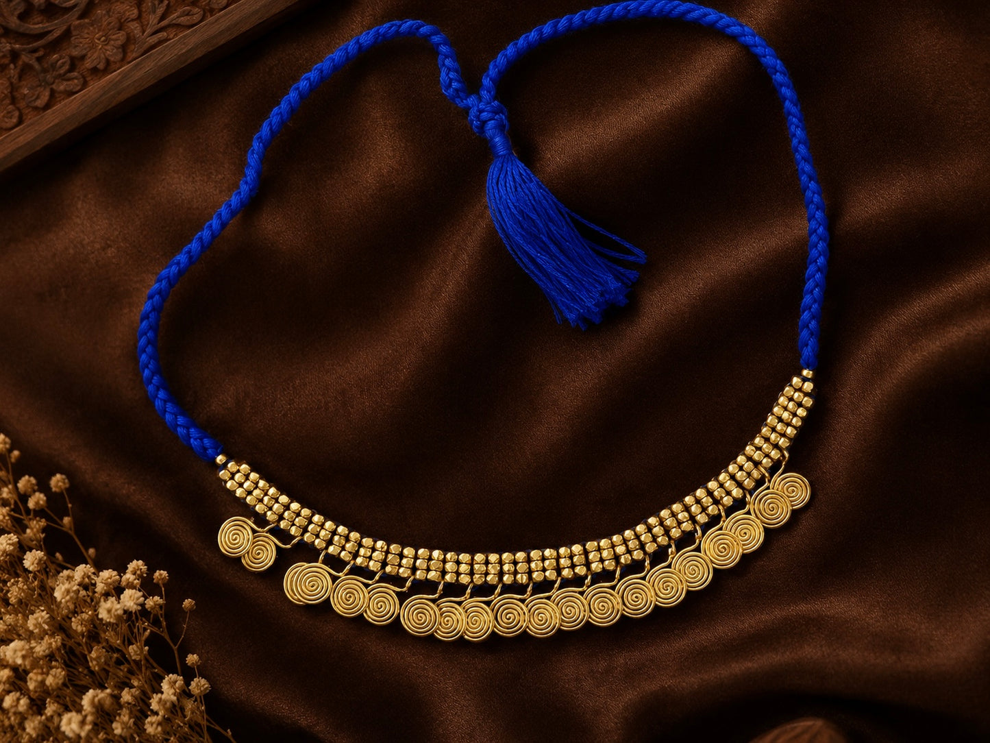 Azure Swirl Choker