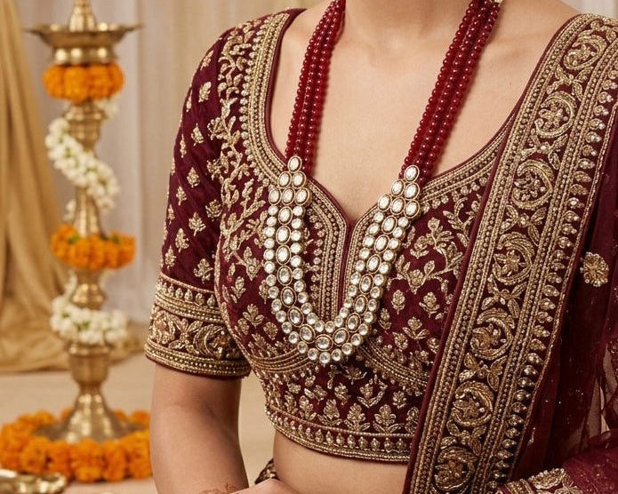 Rang Mahal Kundan Necklace