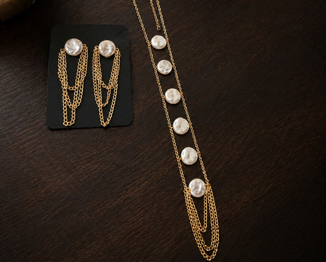 Pearl Cascade Elegance