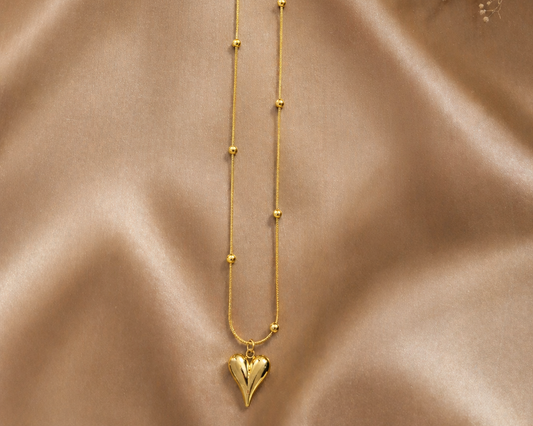 Amora Heart Drop Necklace