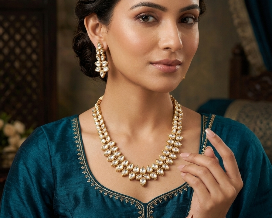 The Kundan Petal Symphony