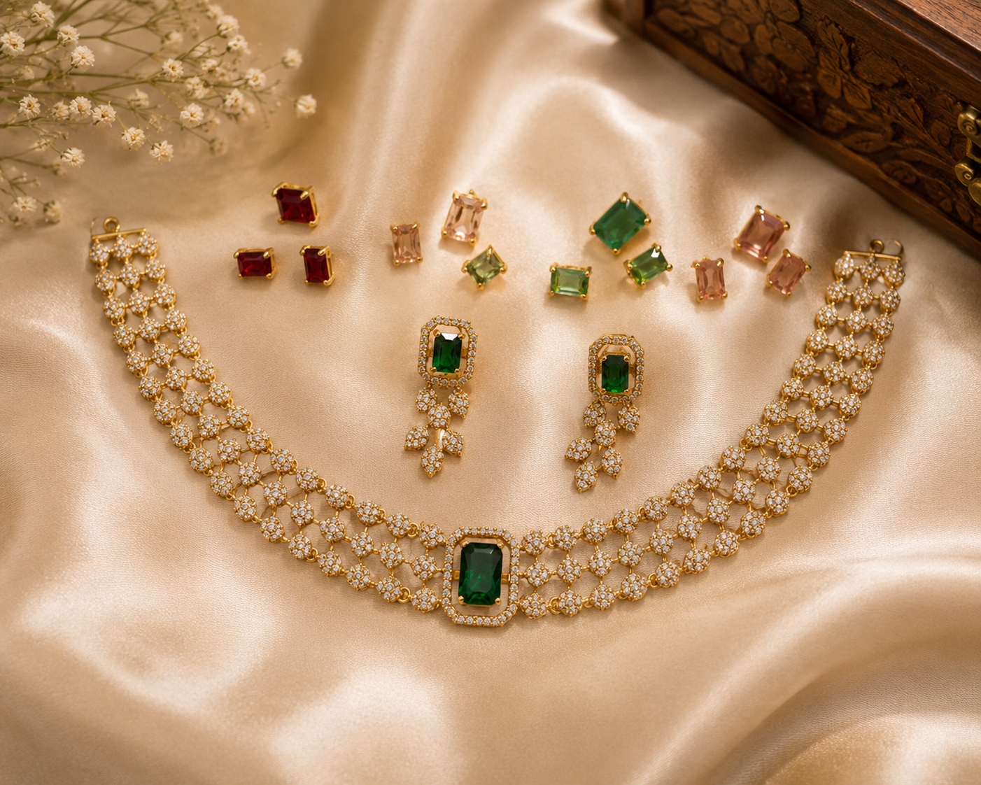 Aarvika ColorSync Choker Set