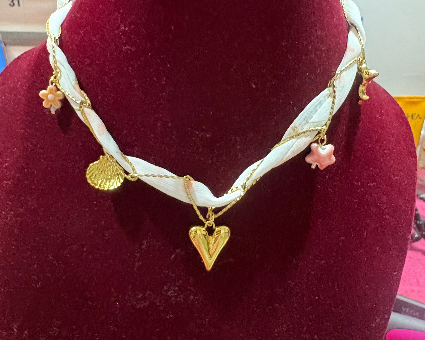 Seashell Sweetheart Charm