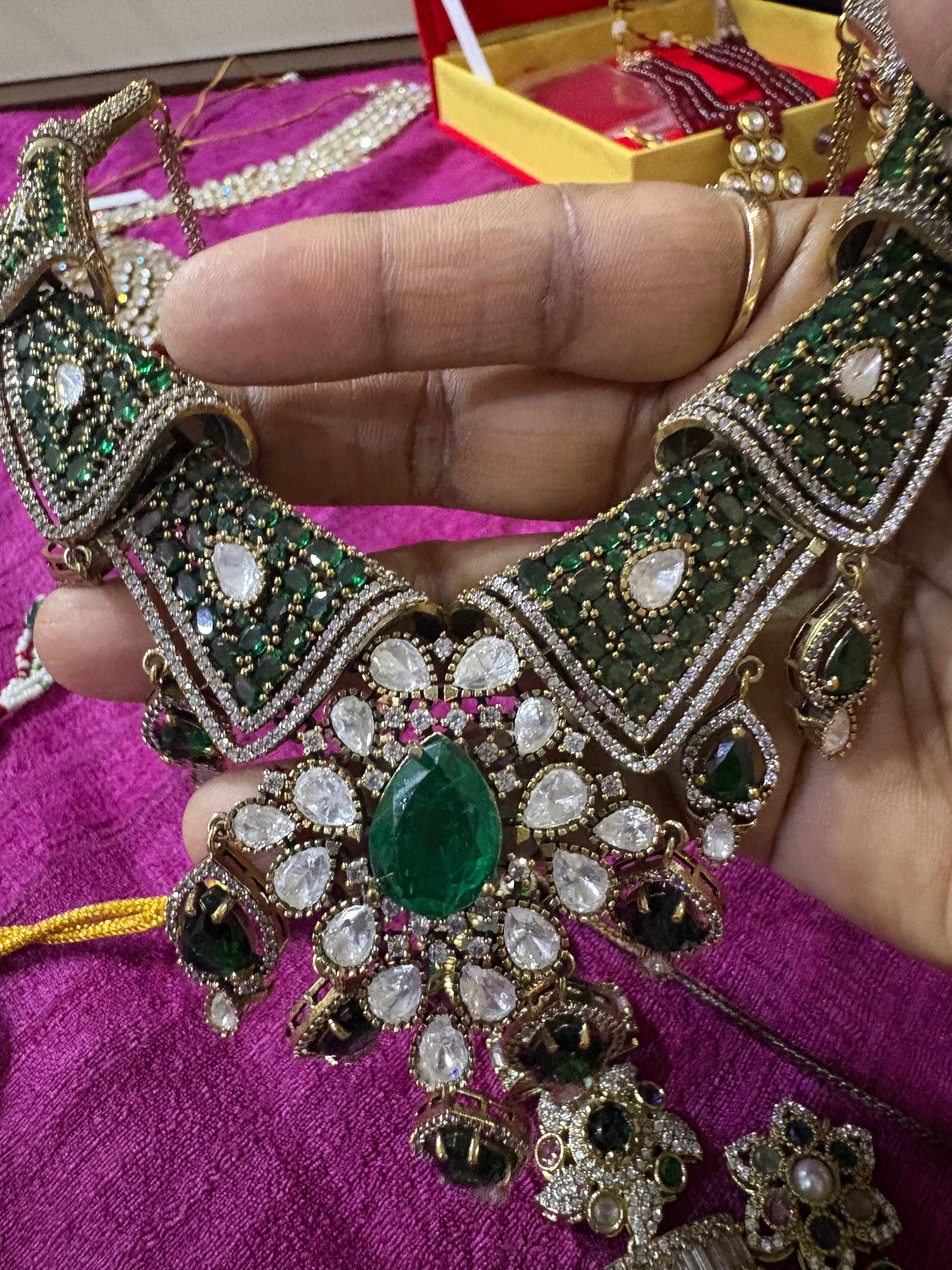 Aafreen Polki Danglers