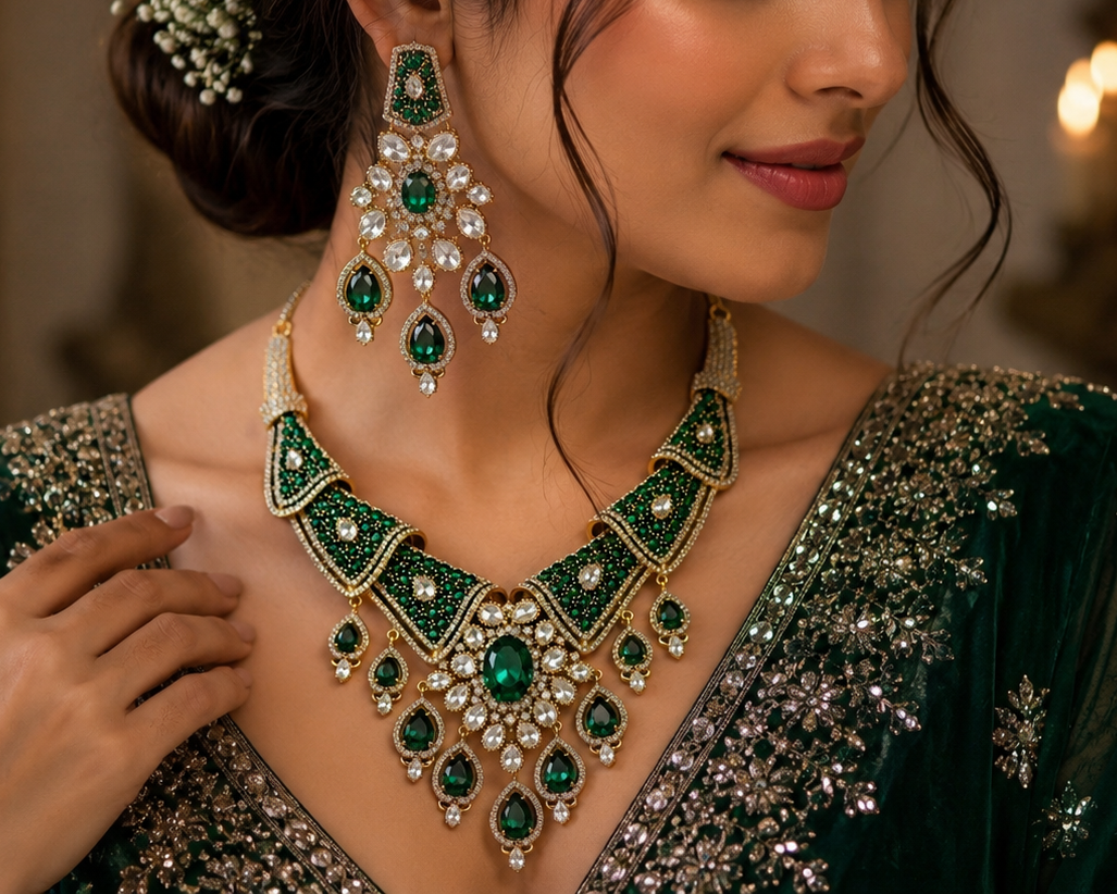 Aafreen Polki Danglers