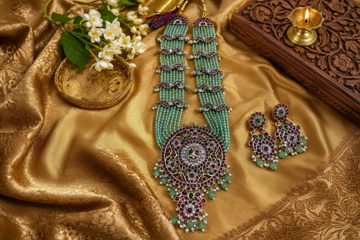 Vaidehi Rajwadi Haar Set
