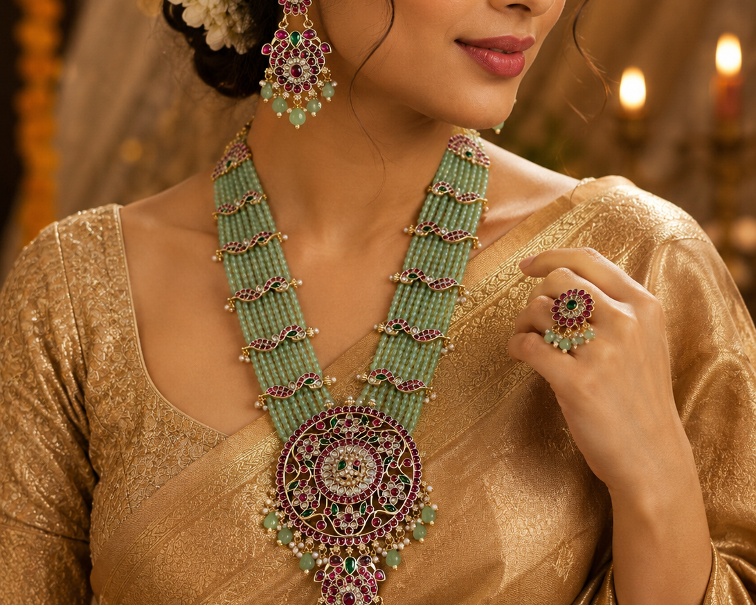 Vaidehi Rajwadi Haar Set