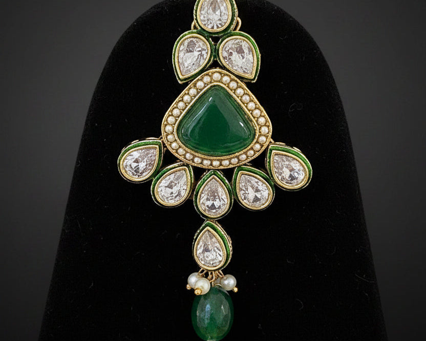 Meher Zariya Emerald Necklace